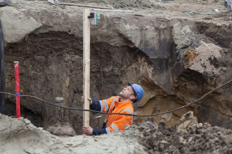 Riolering aanleggen grondwerk